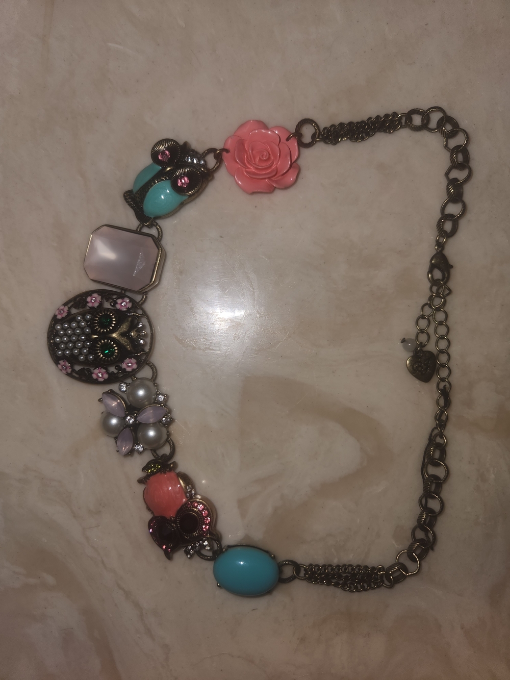 Vintage Betsy Johnson Multicolor Necklace
